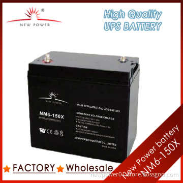 6V 150ah High Quality VRLA Battery (NM6-150X)